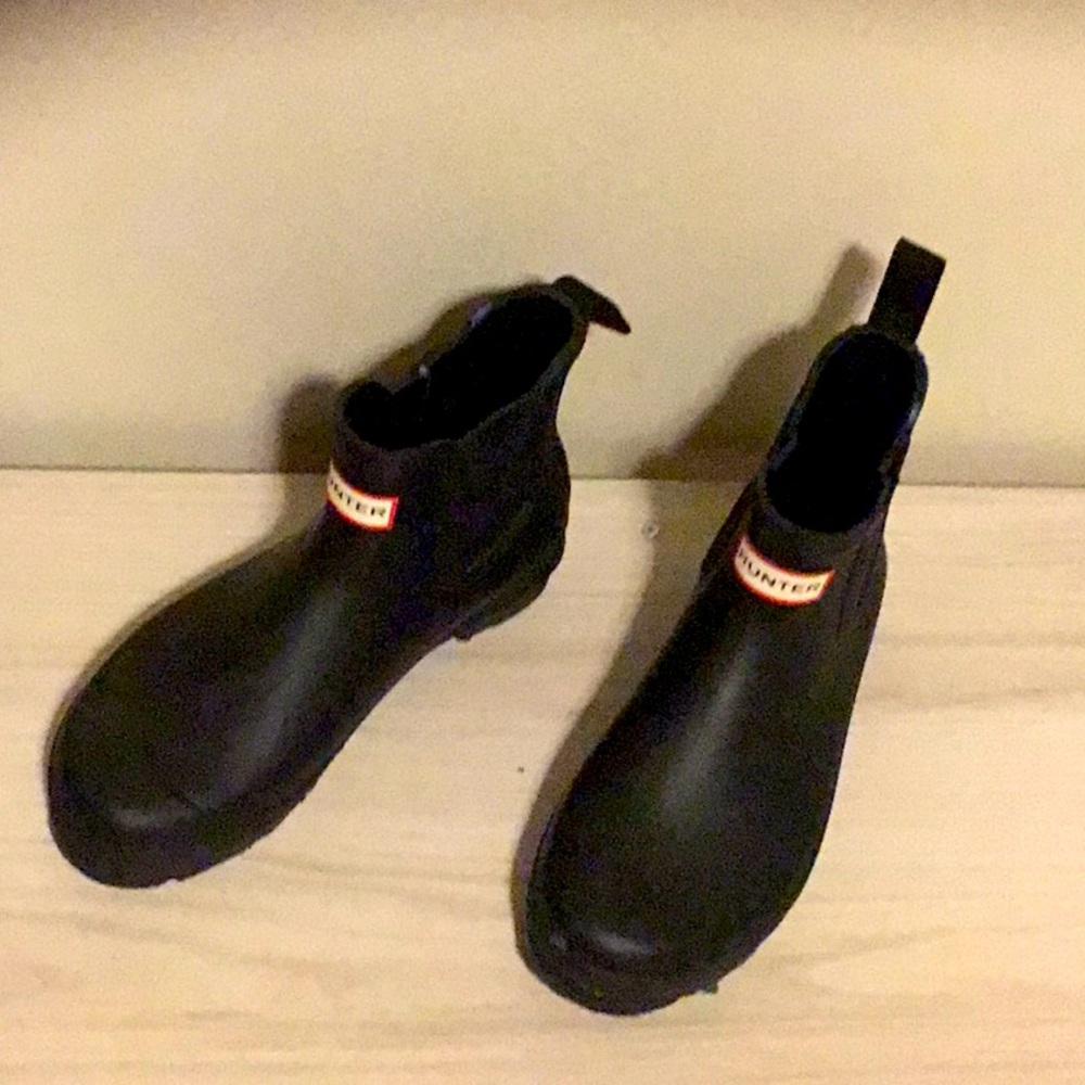 HUNTER short black boots